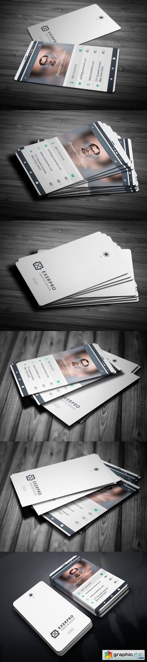 Smart Phone Style Business Card 1327301