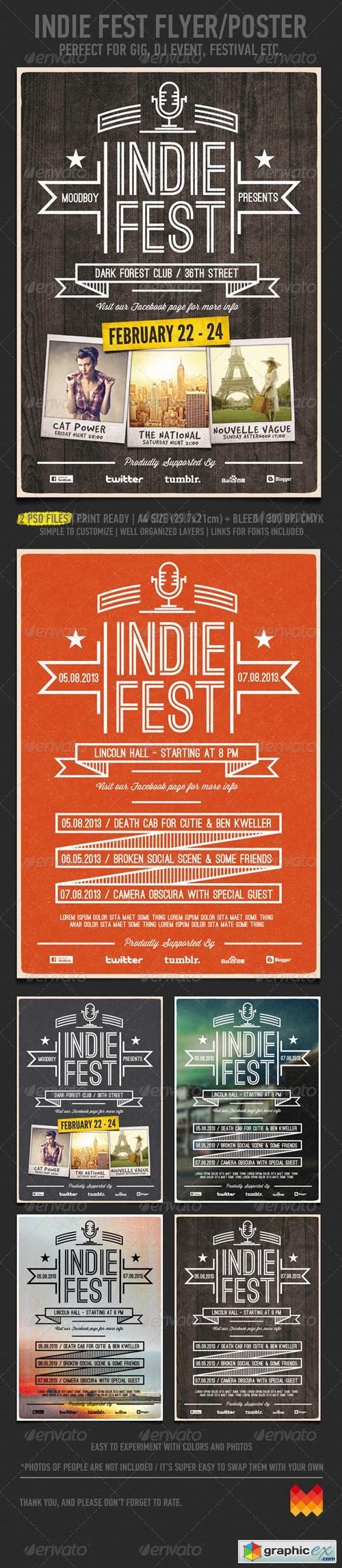 Indie Fest V.03 Flyer / Poster
