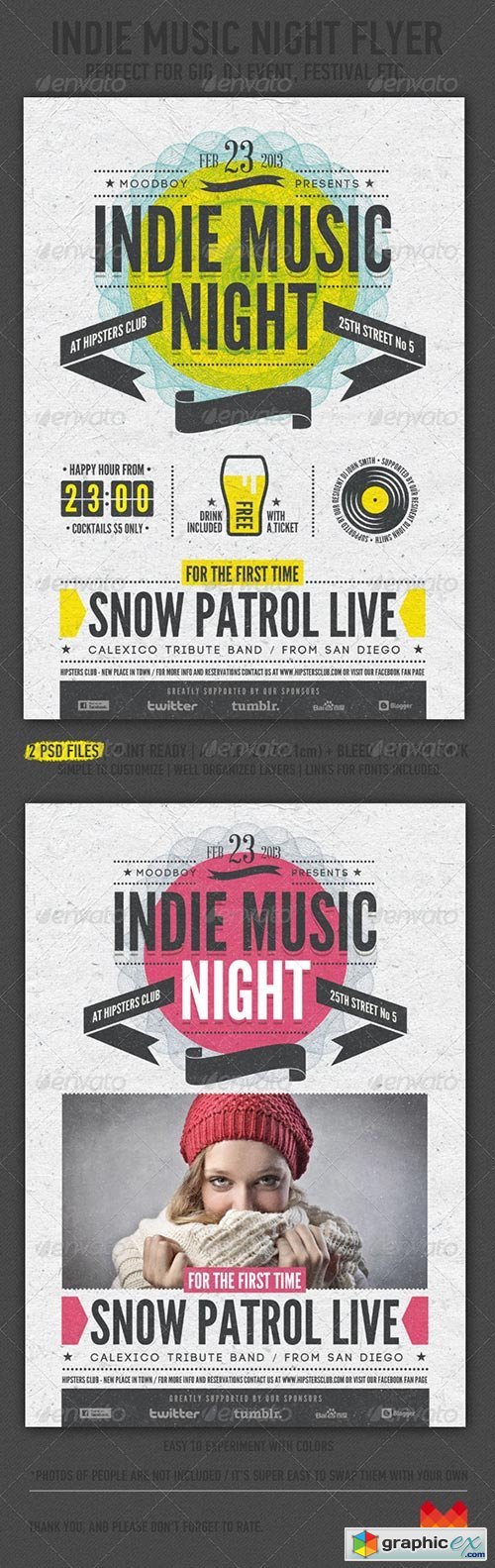 Indie Music Night Flyer / Poster