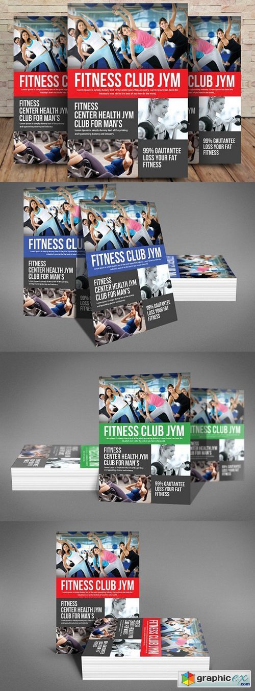 Fitness Flyer Template 1594579