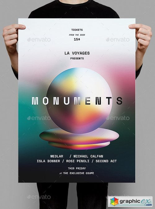 Monuments Flyer / Poster