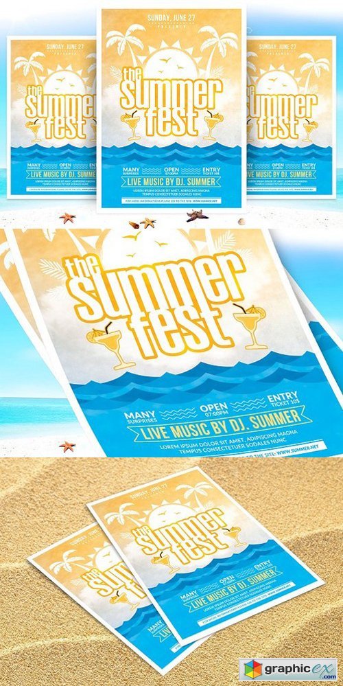 The Summer Fest Flyer Template