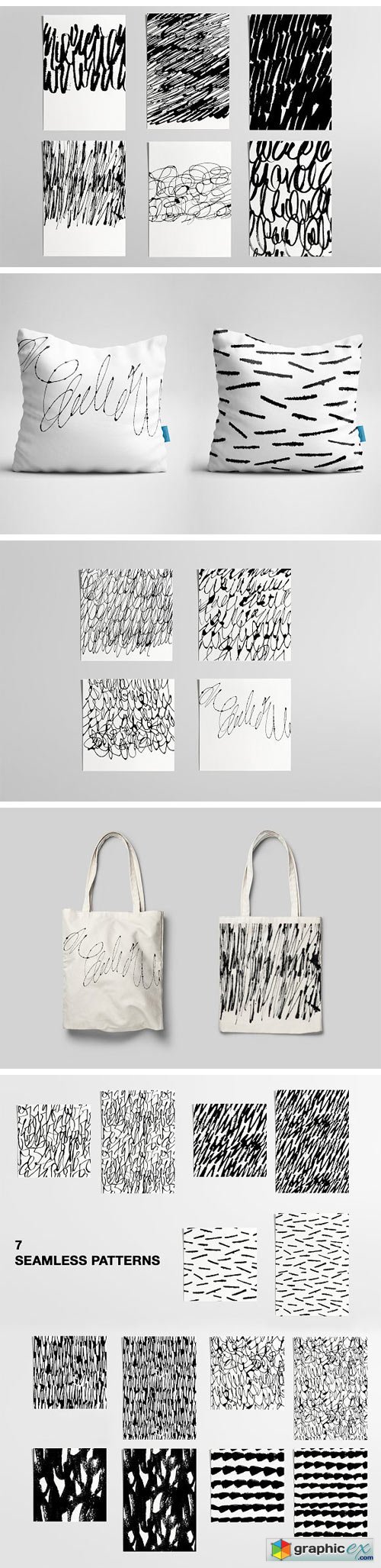 CALLIGRAPHY INSPIRED PATTERNS