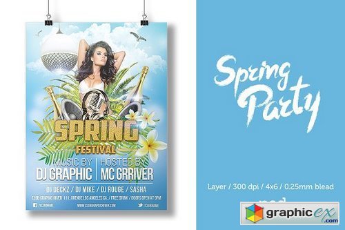 Spring Party Flyer 1325990