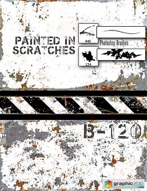 Ron's Metal Scratches Photoshop Brushes