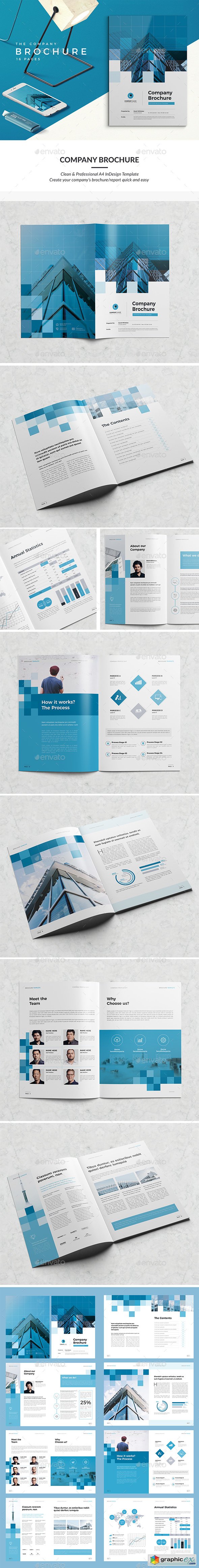 Modern Company Brochure 16 Pages