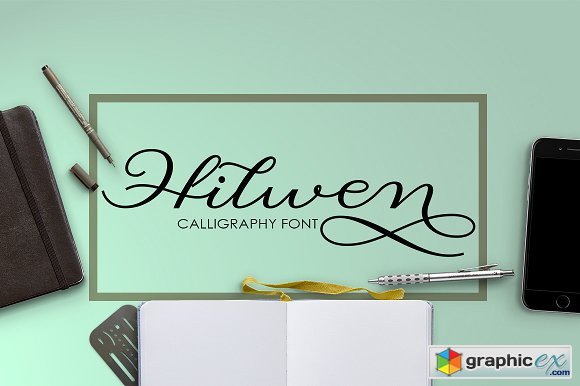 Hilwen Script font