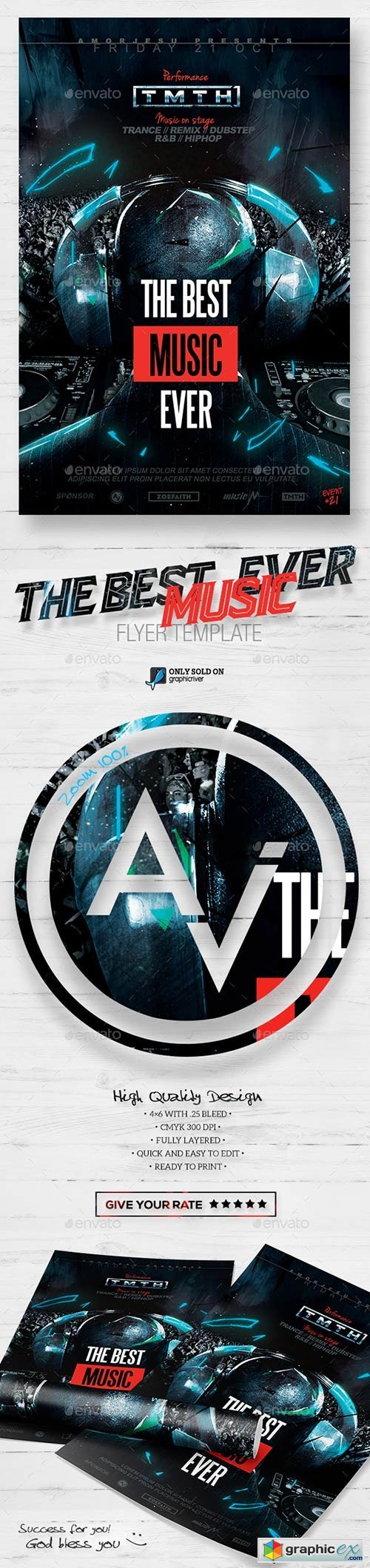 The Music Ever Flyer Template