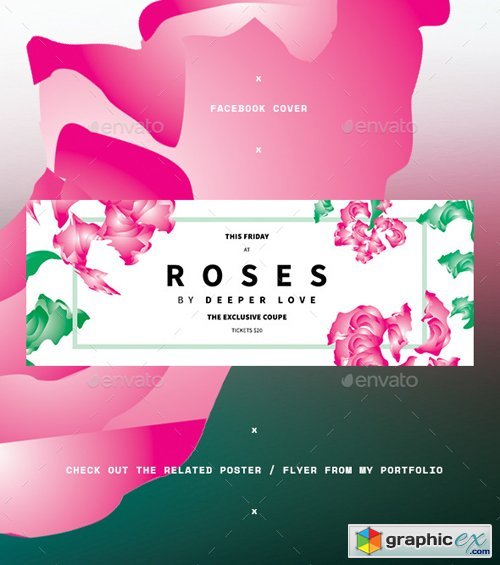 Roses Summer Facebook Cover