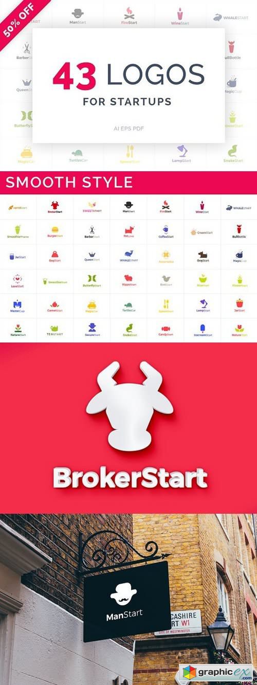 43 Startup Logos