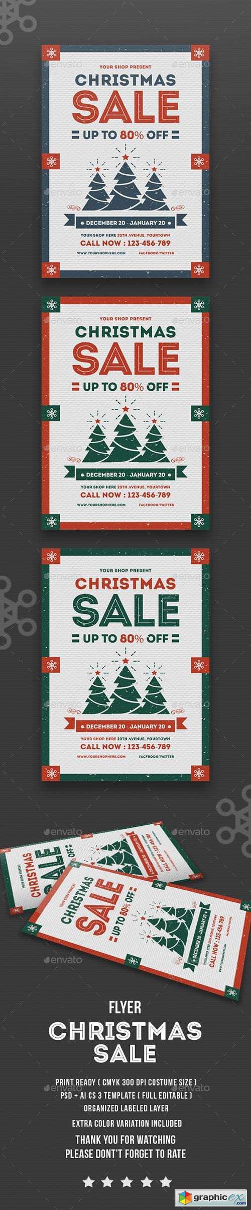 Flyer Christmas Sale