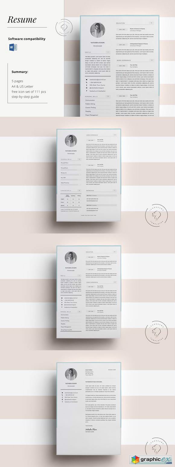 Resume Template for MS Word 1706305