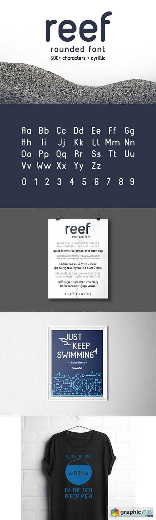 REEF Sans Serif Font