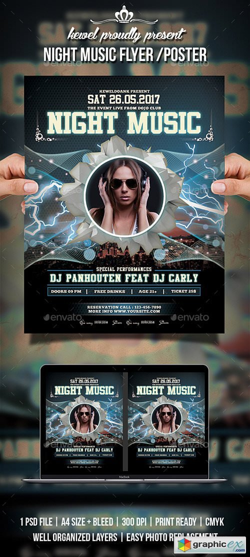 Night Party Flyer / Poster 20364265