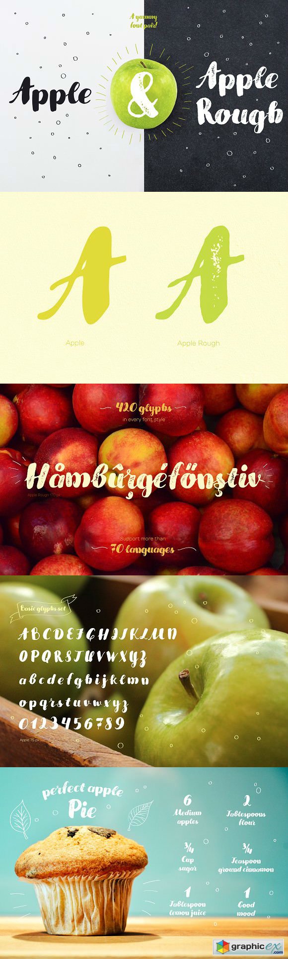 Apple & Apple Rough Fonts Script