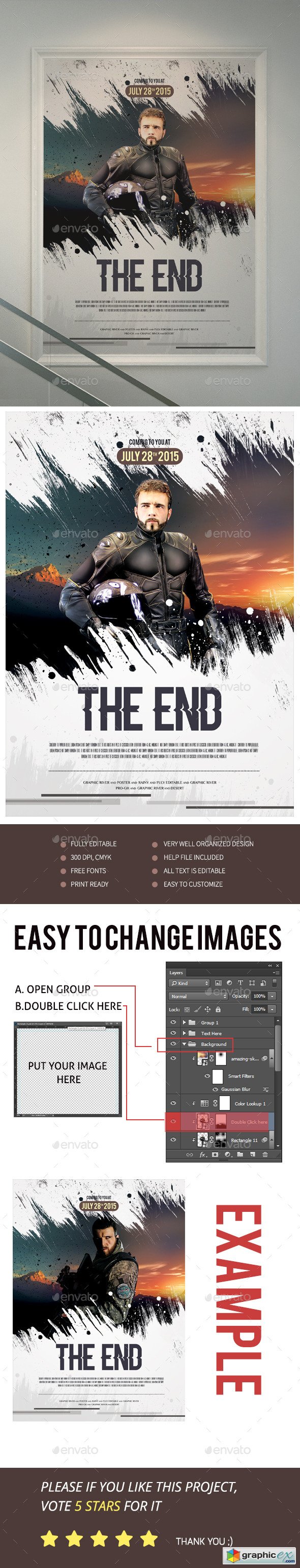 The End Movie Poster/Flyer III