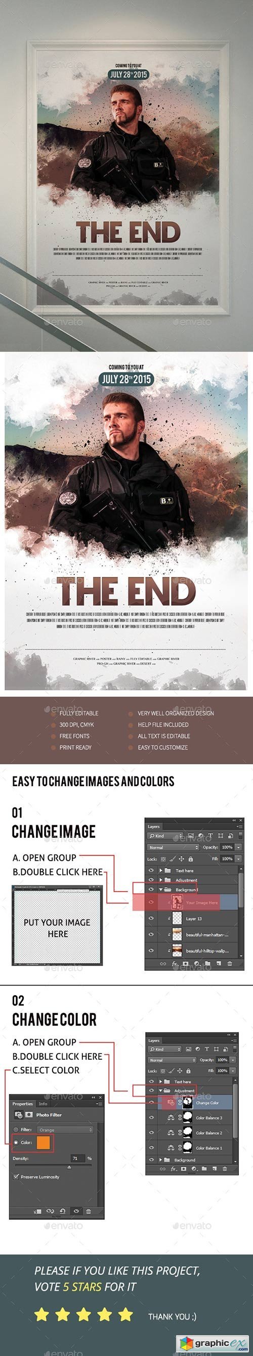 The End Movie Poster/Flyer II