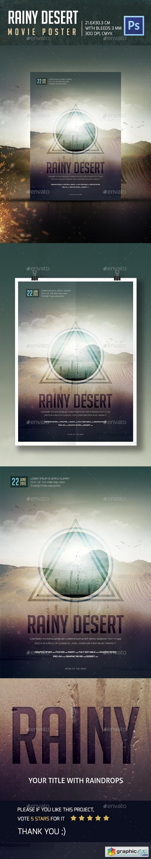 Rainy Desert Movie Poster