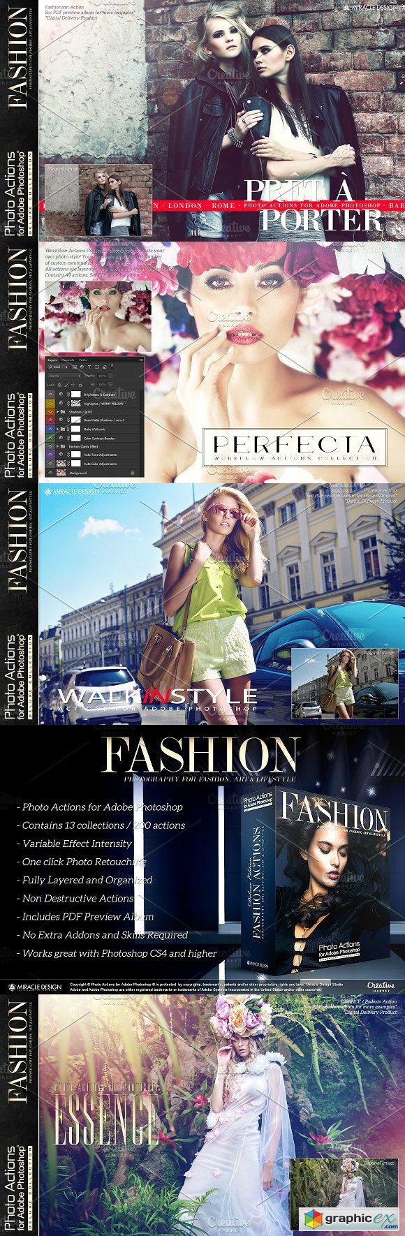 Actions for Photoshop Fashion