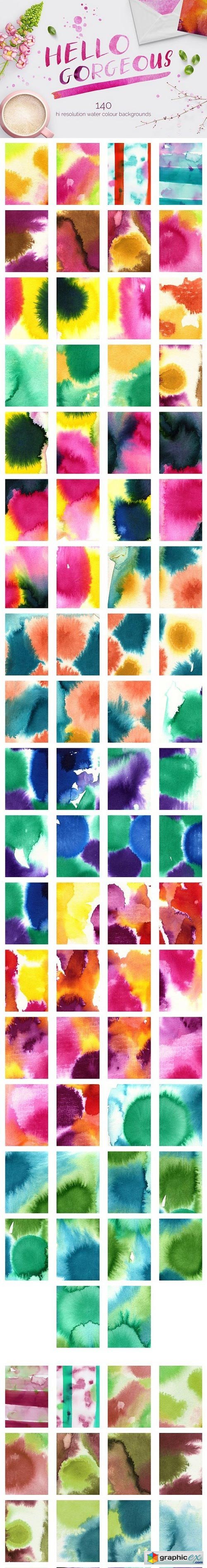 Gorgeous Water Colour Backgrounds