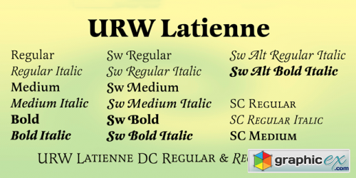 Latienne Font Family