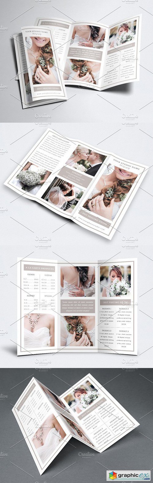 Photography Trifold Brochure Template 1644003
