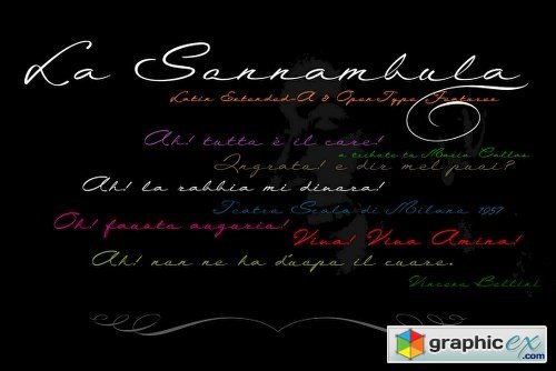 La Sonnambula Font