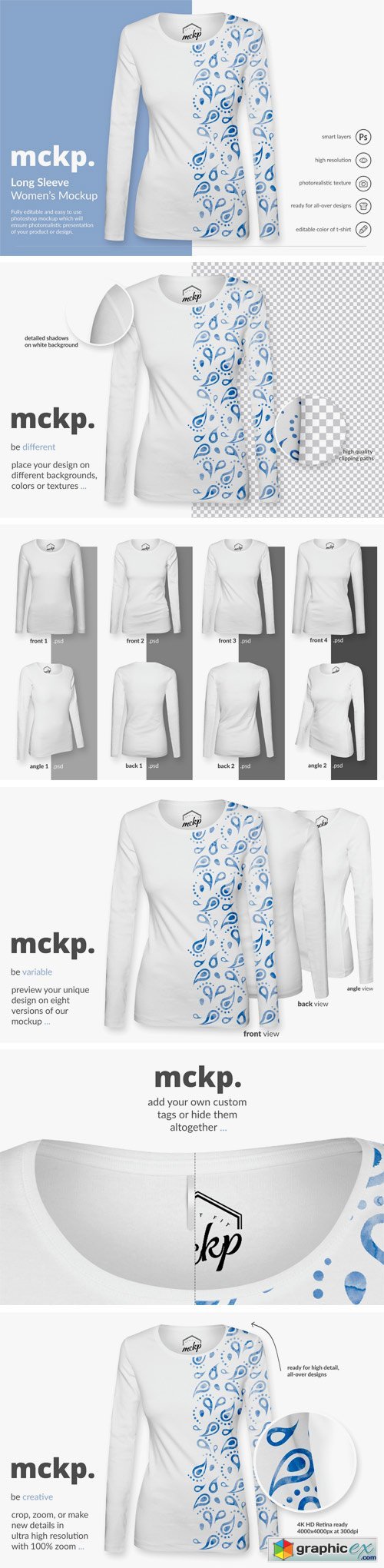 Long Sleeve by mckp - Women's Mockup