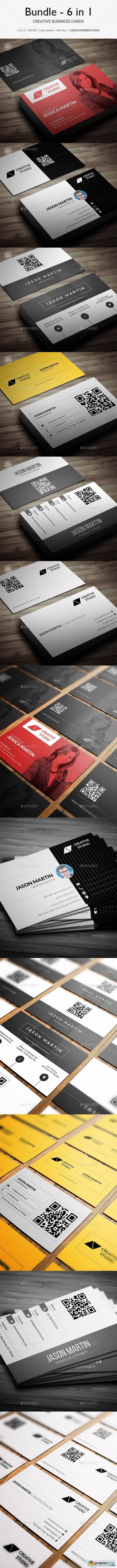 Bundle - 6 in 1 - Creative Business Cards - B29