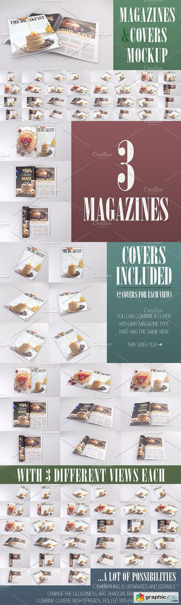Magazines and Covers Mockup v1