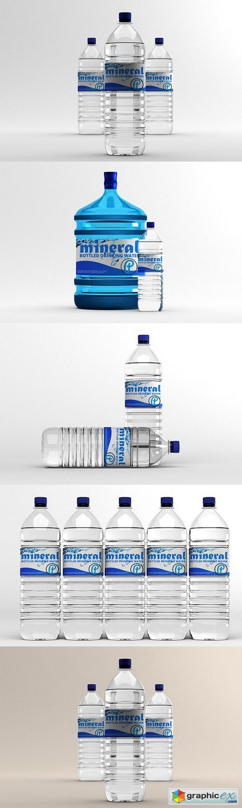 Water Bottle Mockups