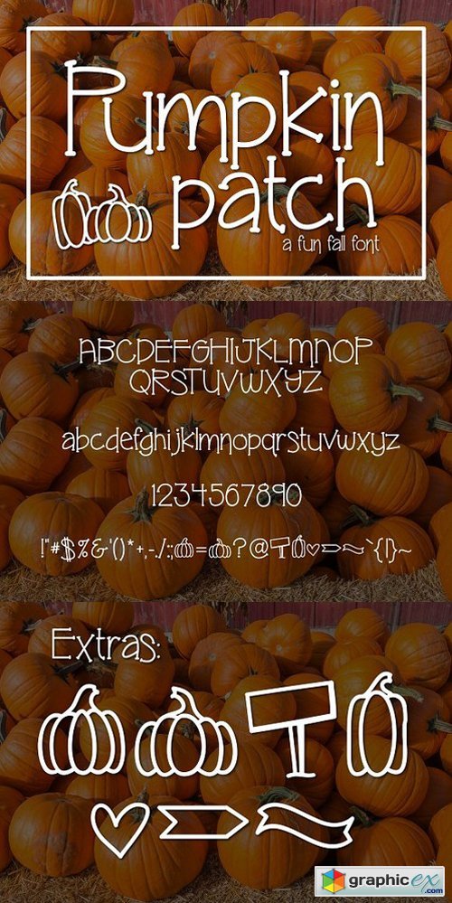 Pumpkin Patch a fun Serif Font