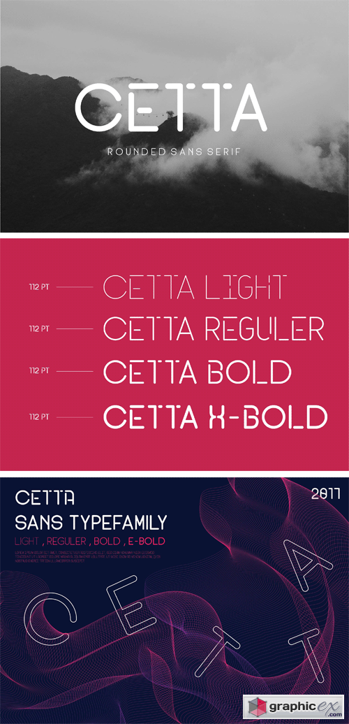 Cetta Sans Typefamily