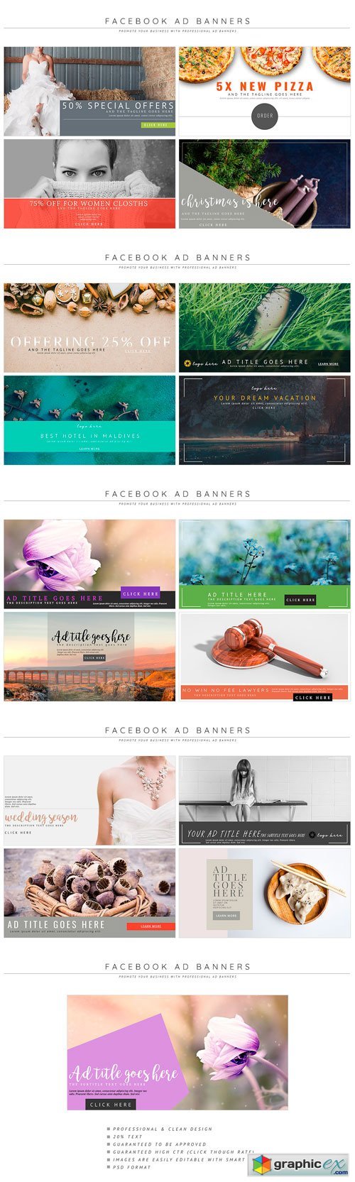 Facebook Ad Template Pro Pack