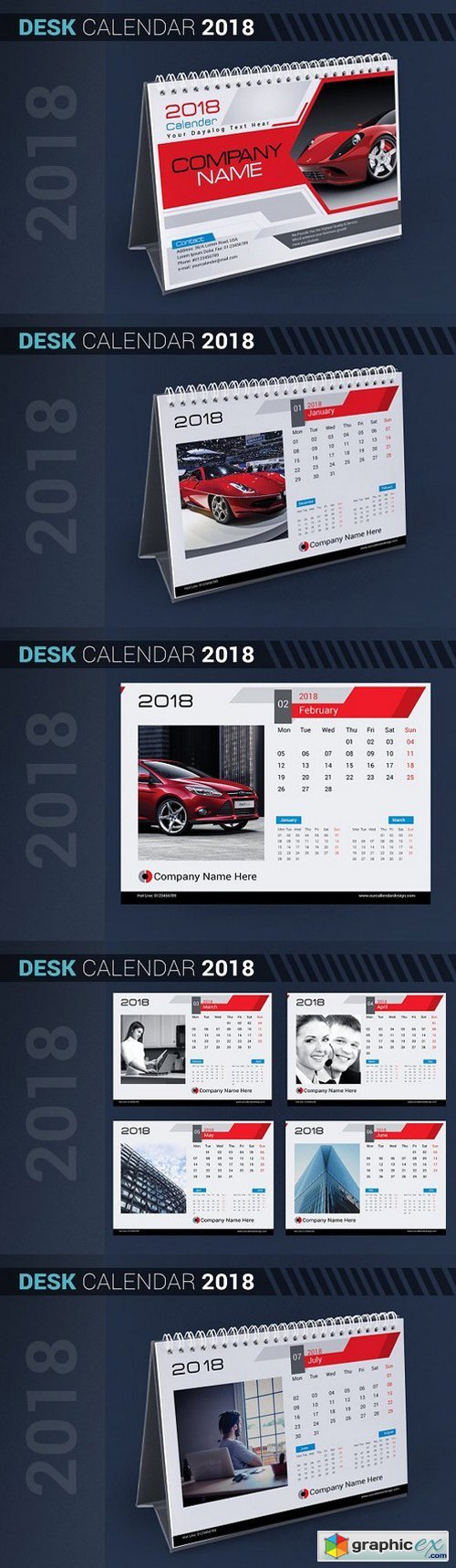 Desk Calendar 2018 1729752