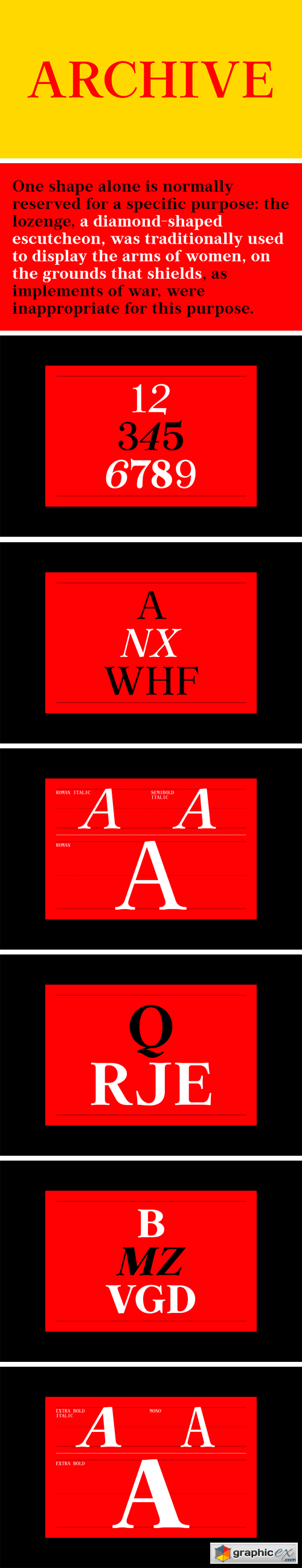 Archive Font Family