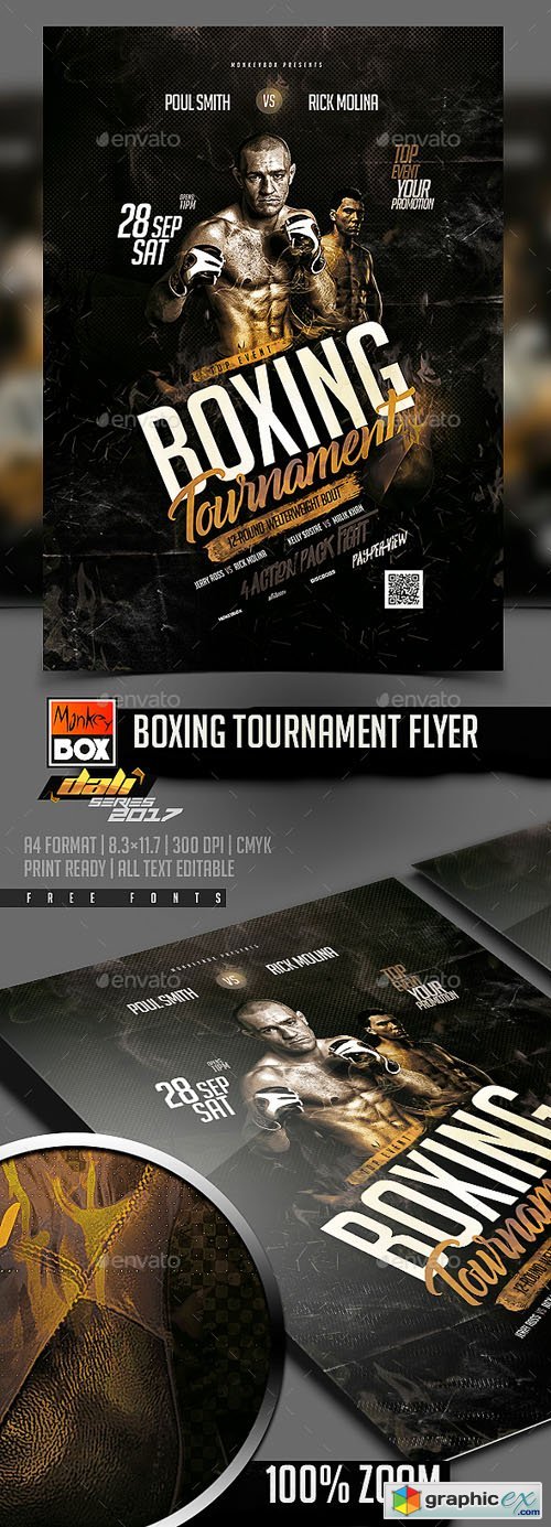 Boxing Tournament Flyer