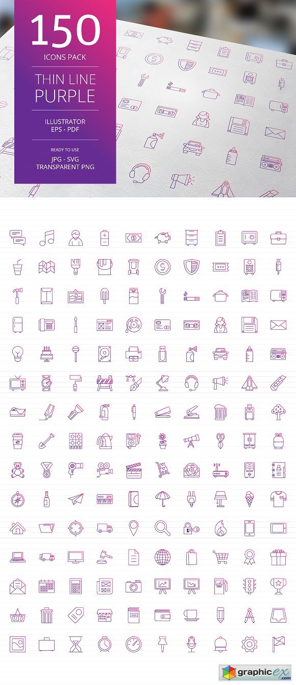 150 Icons Pack