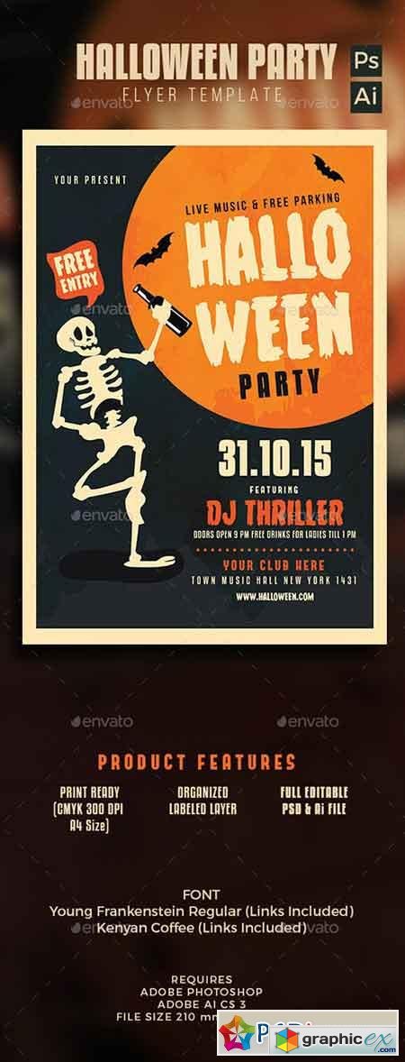 Halloween Skull Party