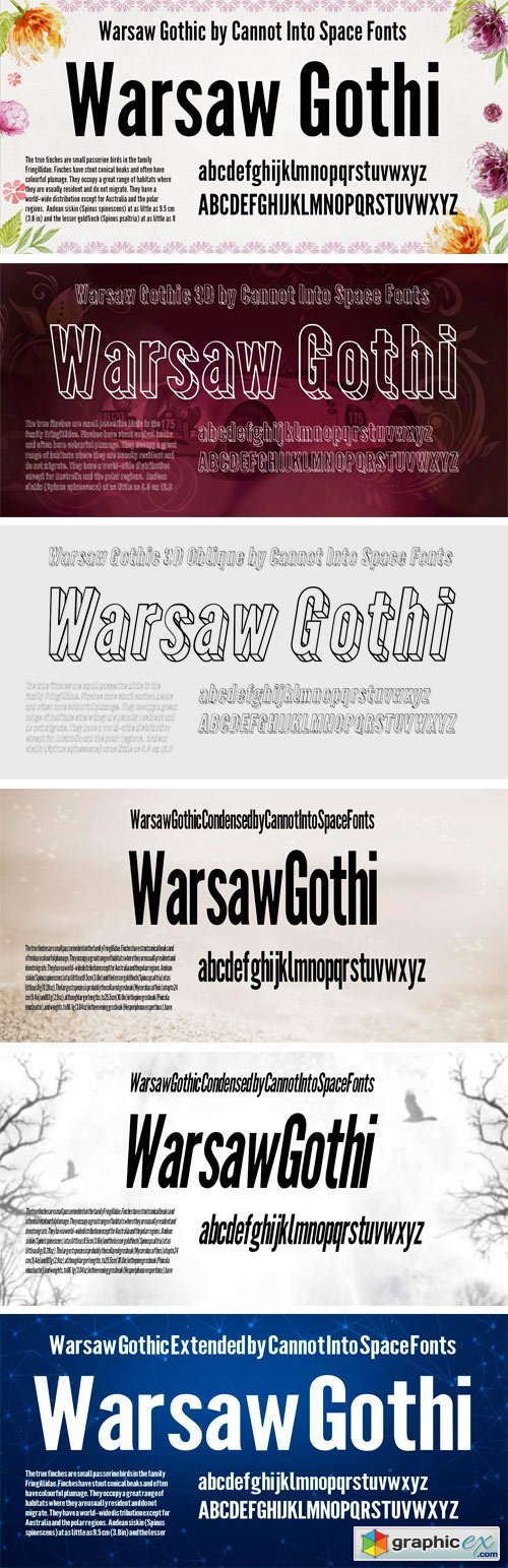 Warsaw Font