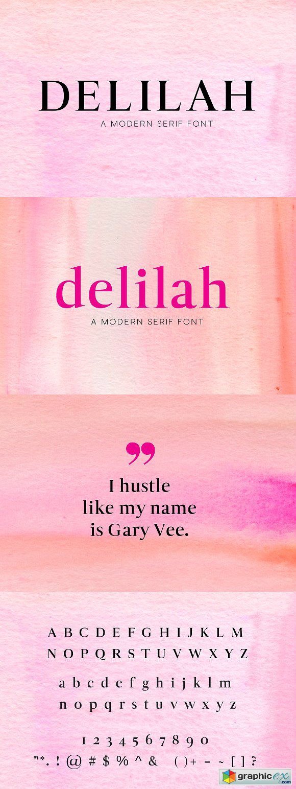 Delilah - Modern Serif Font