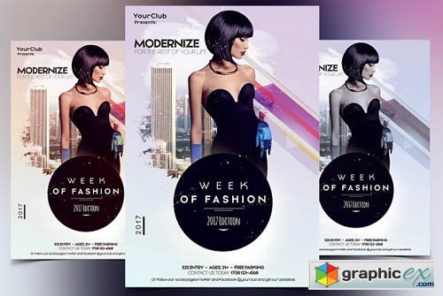 Week of Fashion - PSD Flyer