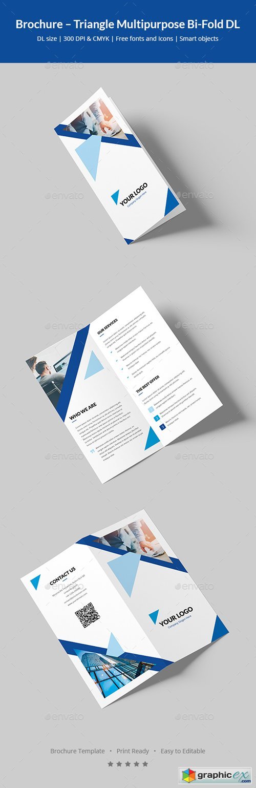 Brochure  Triangle Multipurpose Bi-Fold DL