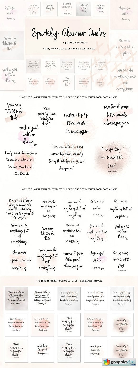 Sparkly Glamour Quotes