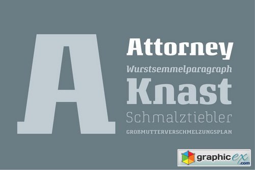 Attorney Font Family