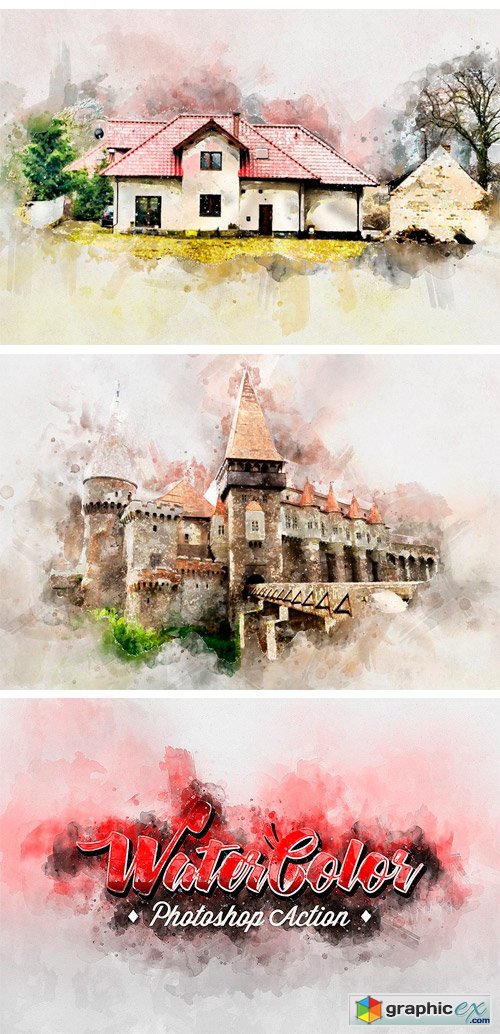 Water Color Photoshop Action v.2