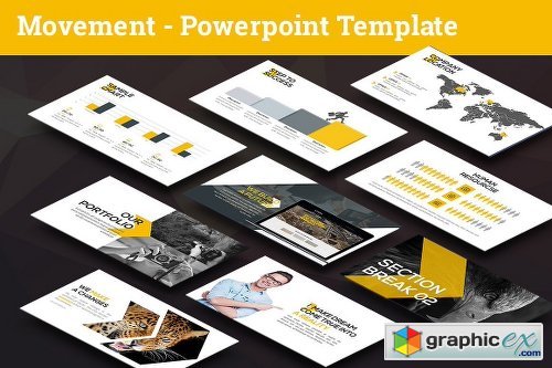 Movement - Swiss Powerpoint Template