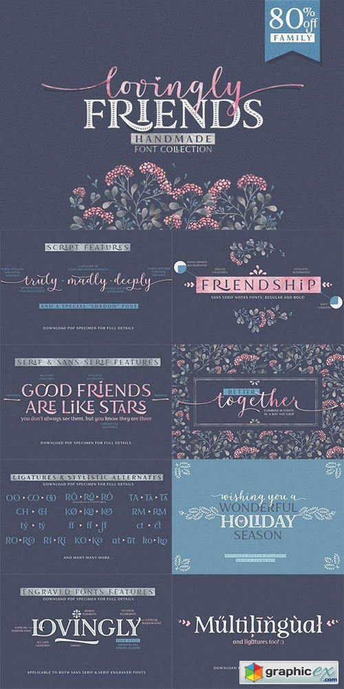 Lovingly Friends Fonts