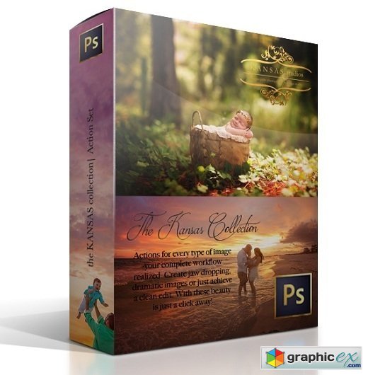 Kansas Studios - Photoshop Actions Collection
