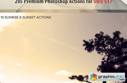 InkyDeals - 205 Magnificent Photoshop Actions